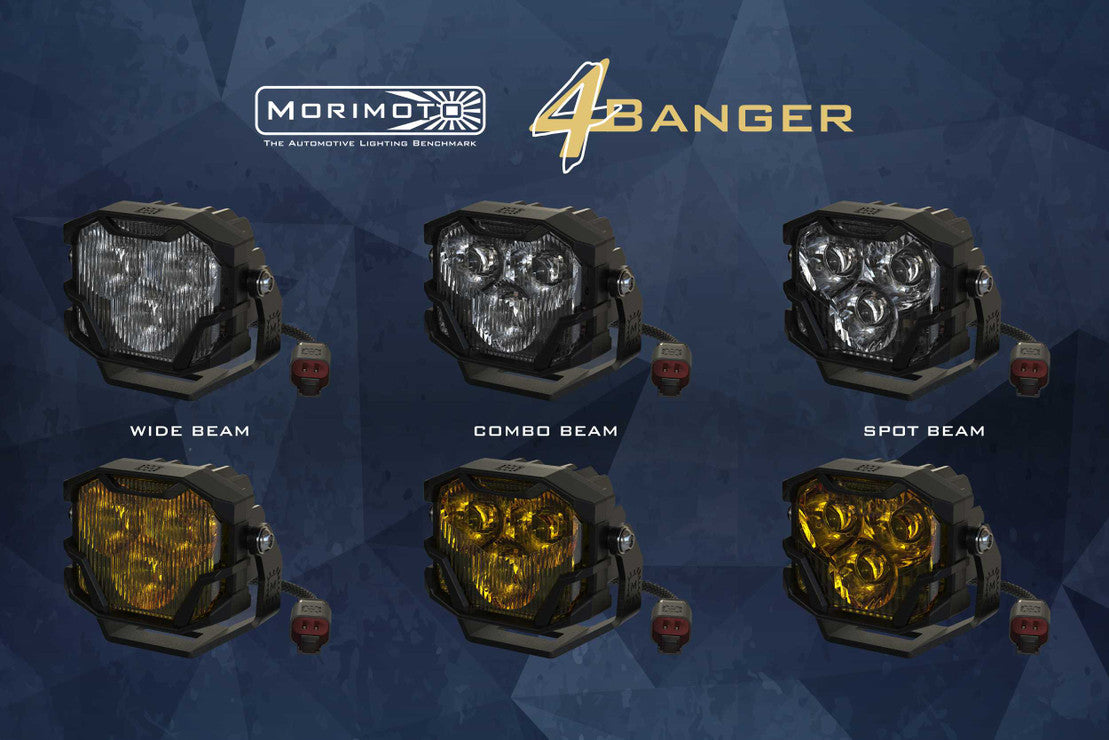 Morimoto 4BANGER LED PODS: NCS  BEAM (COMBO , SPOT OR WIDE)