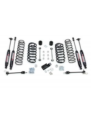 Teraflex TJ: 4" Coil Spring Base Lift Kit w/ Quick Disconnects & 9550 VSS Twin-Tube