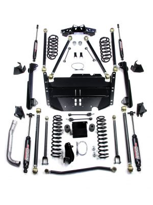 Teraflex LJ LWB: 5" Pro LCG Long Arm Suspension System & 9550 VSS Twin-Tube Shocks