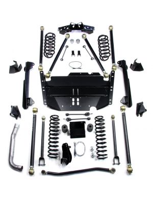 Teraflex TJ SWB: 4" Pro LCG Long Arm Suspension System – No Shocks