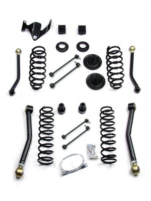 Teraflex JK 4dr: 3" Suspension System w/ 4 Adjustable Short Control Arms