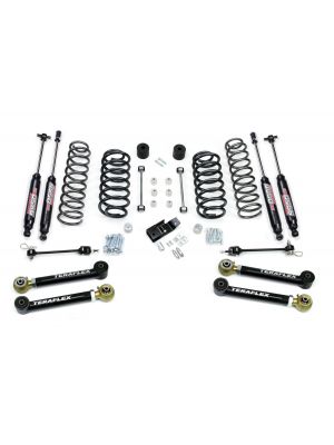 Teraflex TJ: 4" Suspension System w/ 4 Short Control Arms & 9550 VSS Twin-Tube Shocks