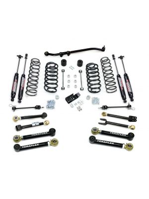 Teraflex TJ: 4" Suspension System w/ 8 Short Control Arms & 9550 VSS Twin-Tube Shocks