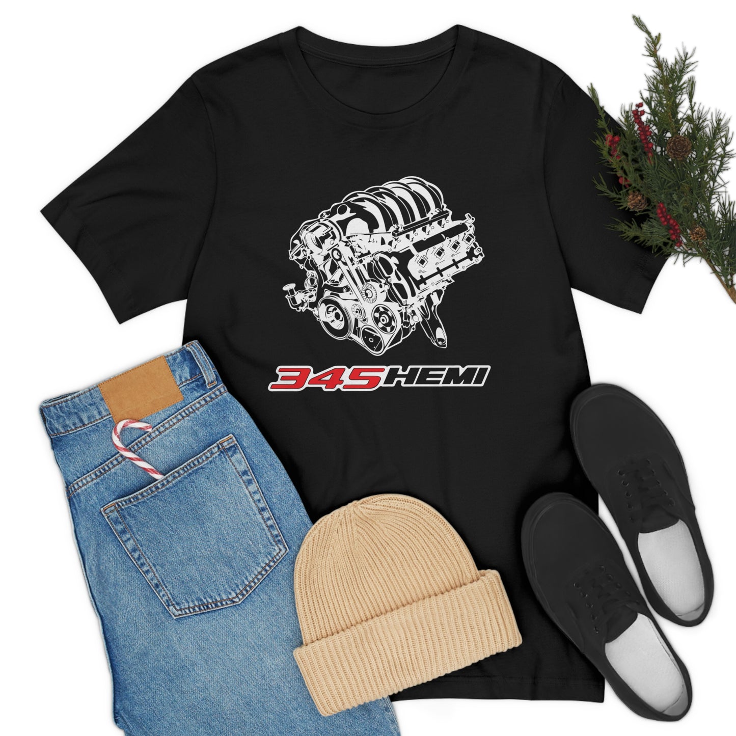 Hemi 345 engine T-shirt