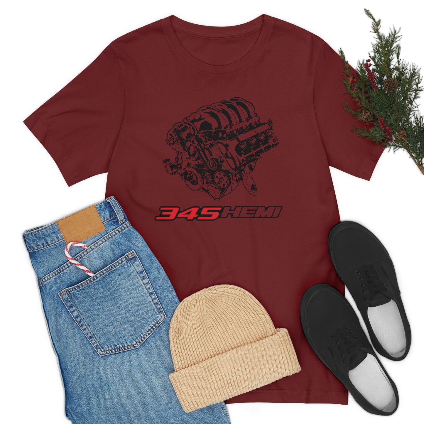 Hemi 345 engine T-shirt