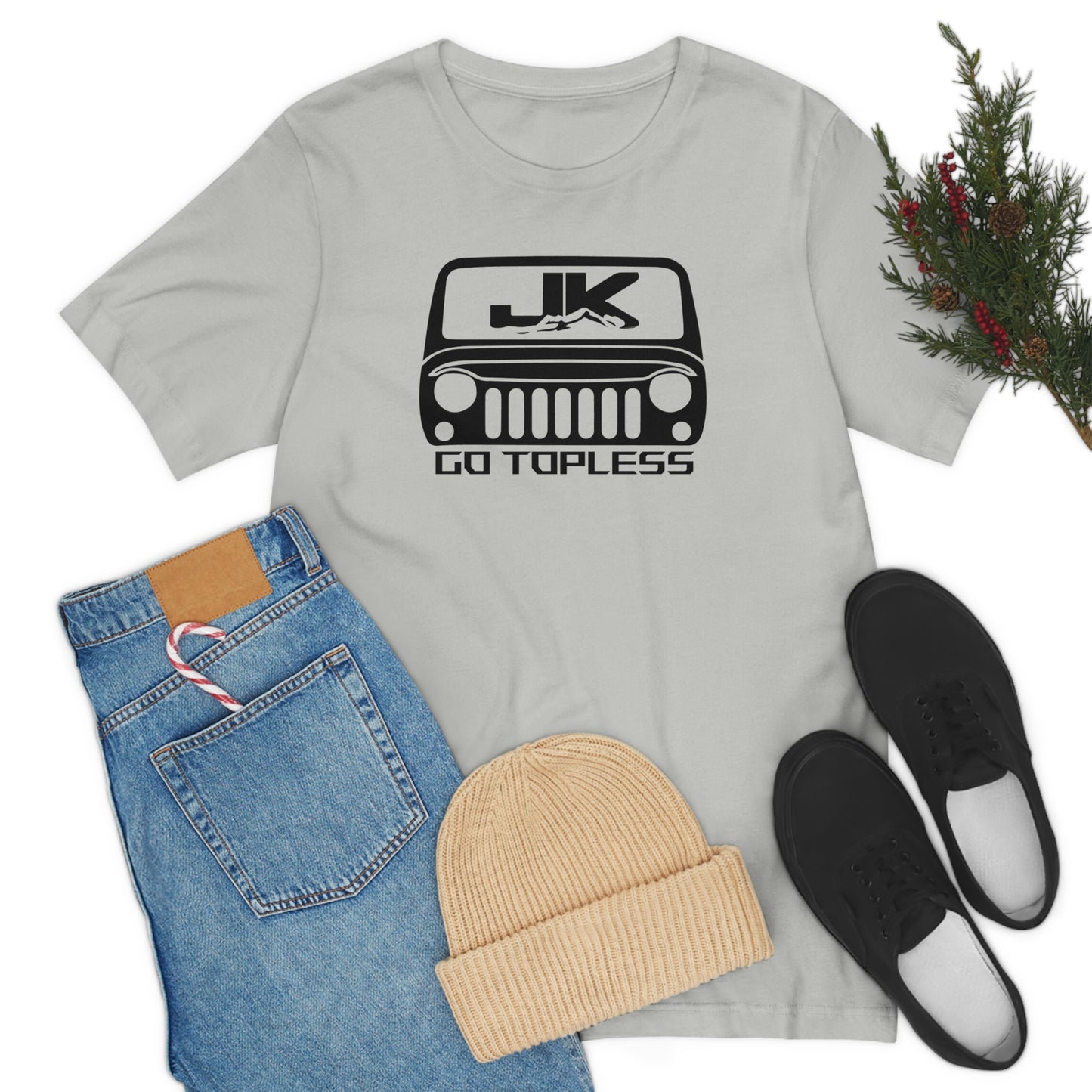 JK front go topless T-shirt